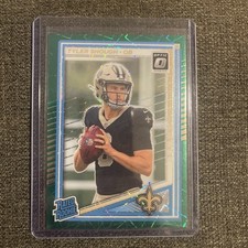 Panini Donruss Optic 2025 Rated Rookie Tyler Shough #223 Green Velocity Saints