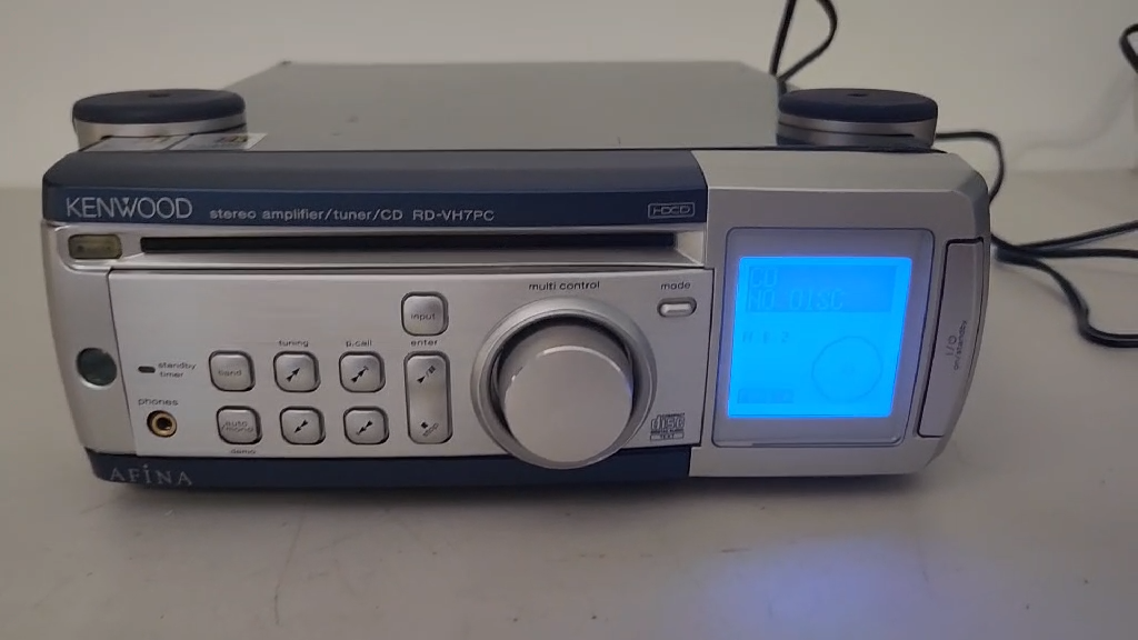 ラジオ・コンポ Kenwood RD-VH7PC Afina Kenwood - RD-VH7PC - Stereo Amplifier/Tuner/CD - For Parts or