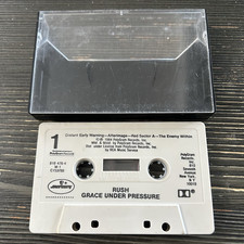 Rush Grace Under Pressure Cassette Album Mercury 1984 Rock Jewel Case White