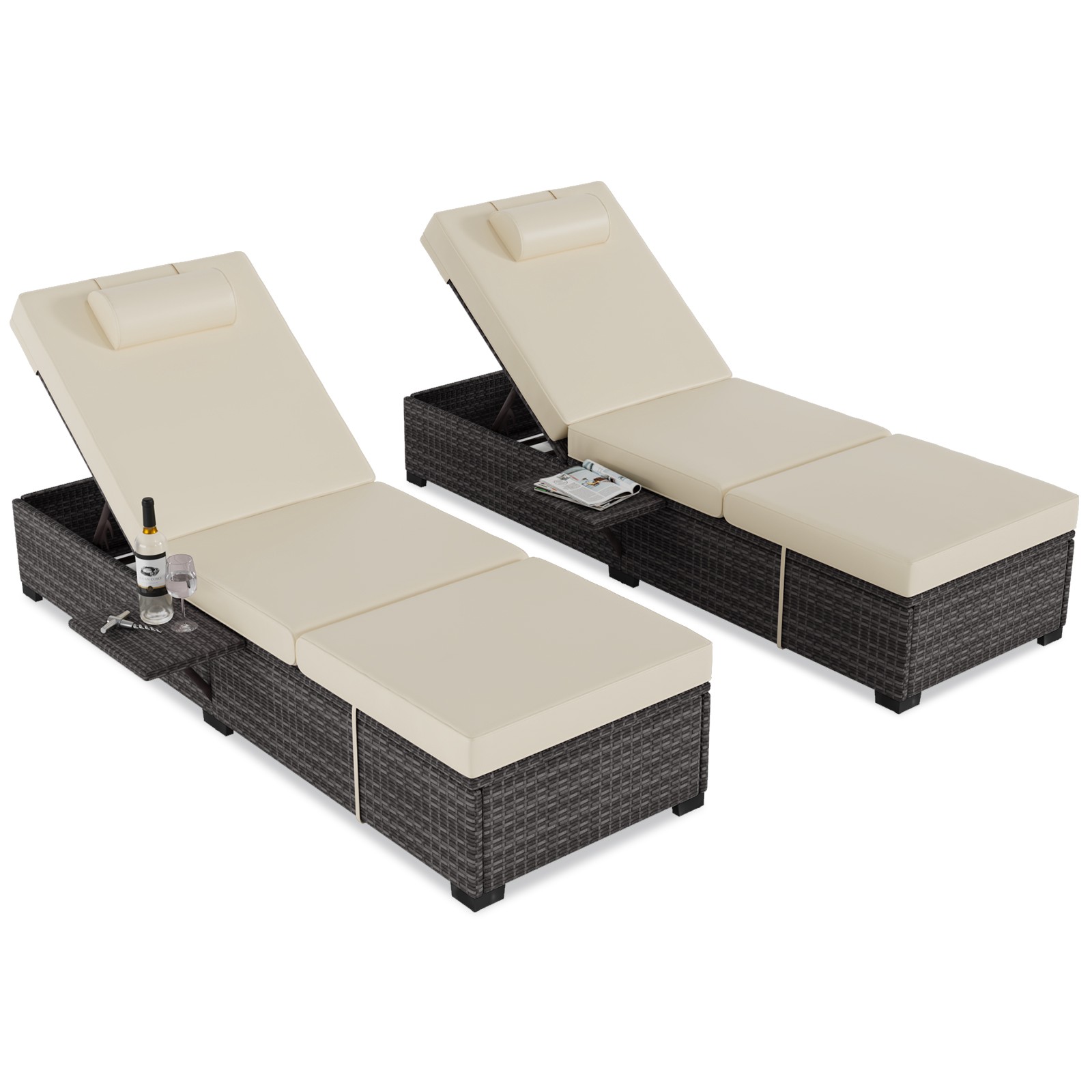 S Adjustable Backrest W/ Tabletop