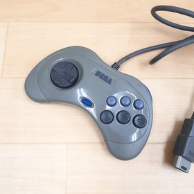 Sega Saturn Japanese Gray console with 5 Games & Controller DAYTONA USA tested