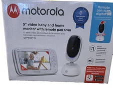 Motorola Comfort75 Video Baby Monitor - Wireless Camera & Remote Pan Tested