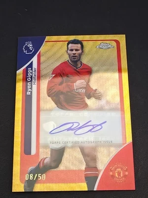 Topps Chrome Premier League 25/26 Ryan Giggs Autographed Legend Man Utd Auto /50 - Image 1 of 2