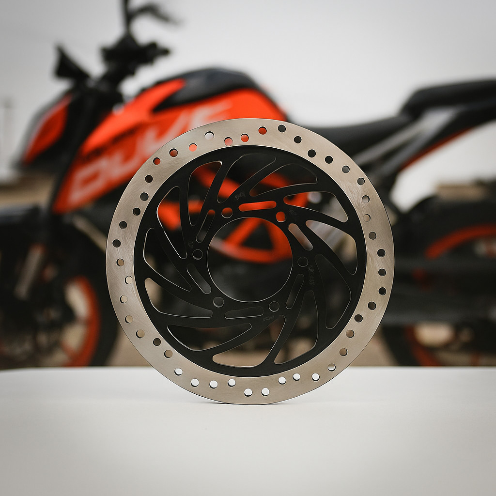 Adatto per disco freno anteriore KTM Duke 125 200 250 bici da corsa 300 mm foto 5