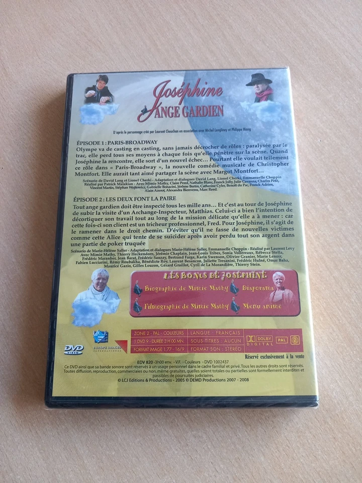 DVD Joséphine ange gardien. Paris Broadaway. Deux Font LA Paire. Neuf - Photo 2/2