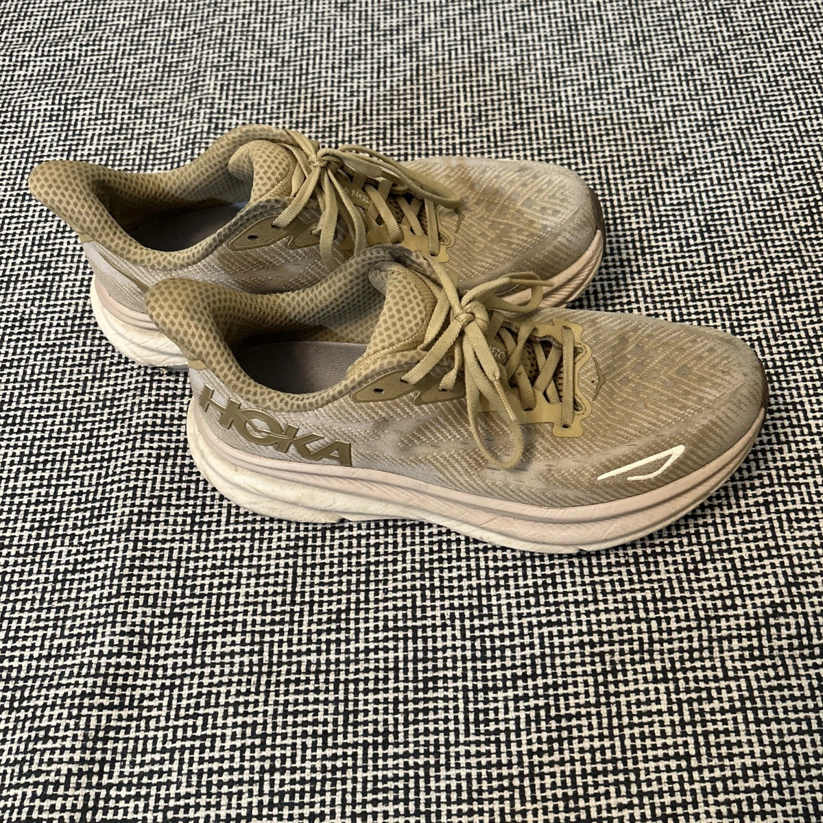 Hoka One One Mens Clifton ‘Wheat/Shifting Sand’Running Shoe | Size 8 (No Insole) Hoka One One HOKA Clifton 9 Wheat Shifting Sand for sale | eBay main image 2