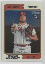 2023 Topps Heritage Chrome 815/999 Graham Ashcraft #383 1b8