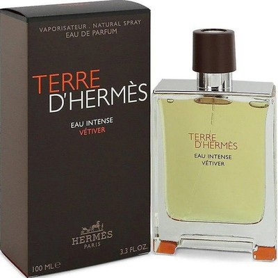 Terre D'Hermes Eau Intense Vetiver by Hermes men EDP 3.3 / 3.4 oz New in Box