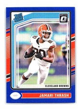 2024 Donruss Optic Jamari Thrash #241 Blue Cleveland Browns #/199