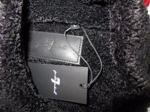 NWT 7 SEVEN FOR ALL MANKIND Mens Black Sherpa Lined Jacket, BWLD, Size M, R $399 - Picture 12 of 12