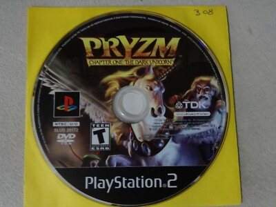 Pryzm Chapter 1 Dark Unicorn Playstation 2 PS2 Game Disc Only Free Ship
