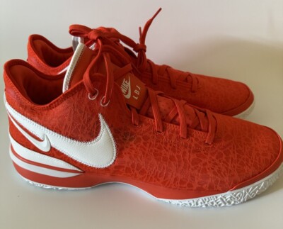 Nike Men s 18 LeBron NXXT Gen Tb Orange/White Basketball Shoes FN7092-801 NEW
