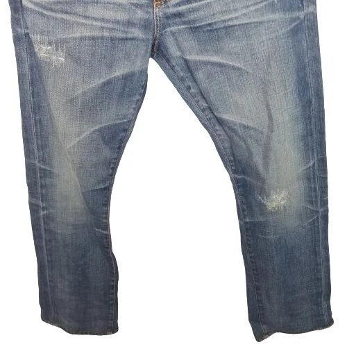 Jeans Adriano Goldschmied AG Feminino 27R Azul Lavagem Média Tomboy Boyfriend Fit - Imagem 3 de 4