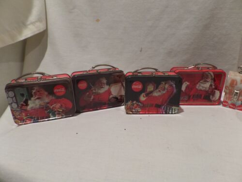 *COCA-COLA* LOT OF 10 MINI LUNCHBOXES / CHRISTMAS ORNAMENTS 2003-2007 - Picture 2 of 6