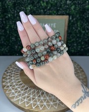 African Bloodstone Bracelets  Crystal Jewelry, Healing Gems, Intuitively Chosen