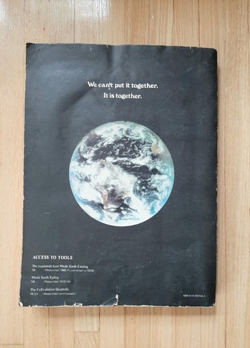 The Updated Last Whole Earth Catalog 1975 16th Edition Access To Tools - Picture 3 of 3