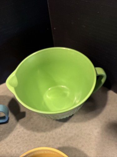35) Pier 1 Melamine Hard Plastic Style Retro 4 Measuring Cups Fiestaware Colors - Picture 2 of 8