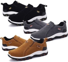 Men's Athletic Shoes Casual Sneakers Breathable Comfortable Slip On Walk Loafers