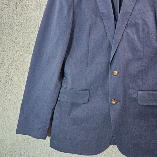 $168 NWT J Crew 38R Blazer Suit Jacket Men Ludlow Cotton Blend Dark Bluish Gray - Picture 7 of 20