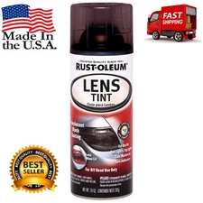 Lens Tint Translucent Black Tail & Head Lights Fog Black out Tinted Spray 10 Oz