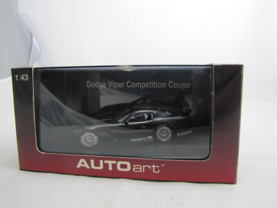 AUTOart 60421 Dodge Viper Competition Coupe Plain Body Version ( Black ) - 1:43