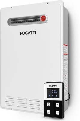 FOGATTI Propane Tankless Water Heater Outdoor Instant 8.1 GPM 180000 BTU