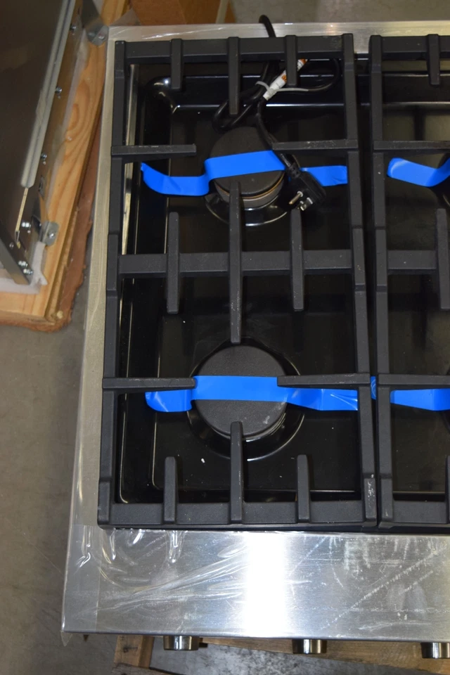 Fisher Paykel CPV3366N 36" acero inoxidable 6 quemadores gas natural estufa #144242 BP Foto 3 de 4