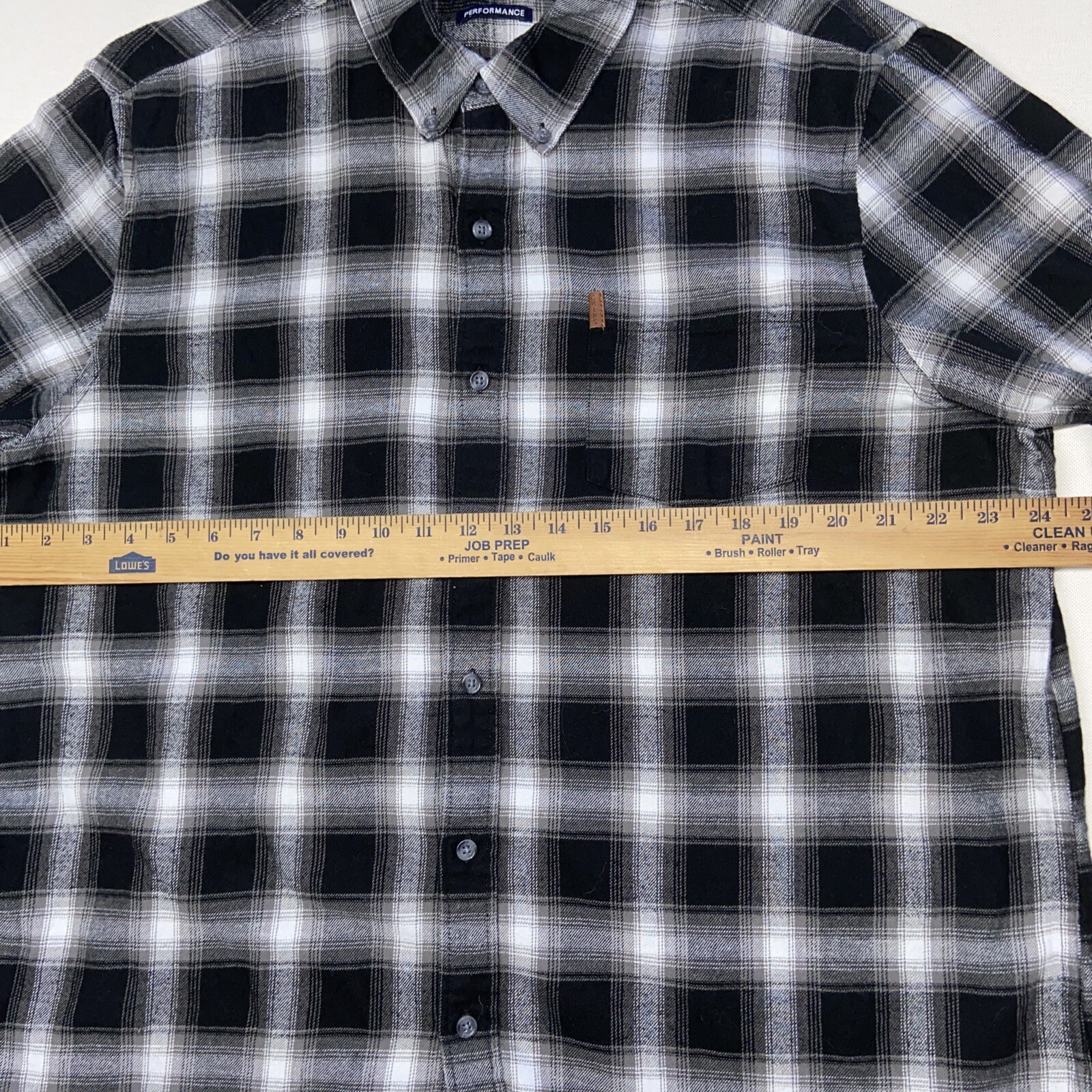 Chaps Performance Gray Long Sleeve Button Up Pock… - image 7