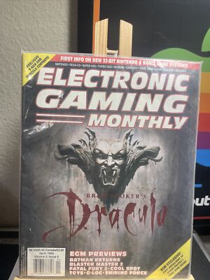 Electronic Gaming Monthly 45 April 1993 Dracula Batman Returns Blaster Master 2