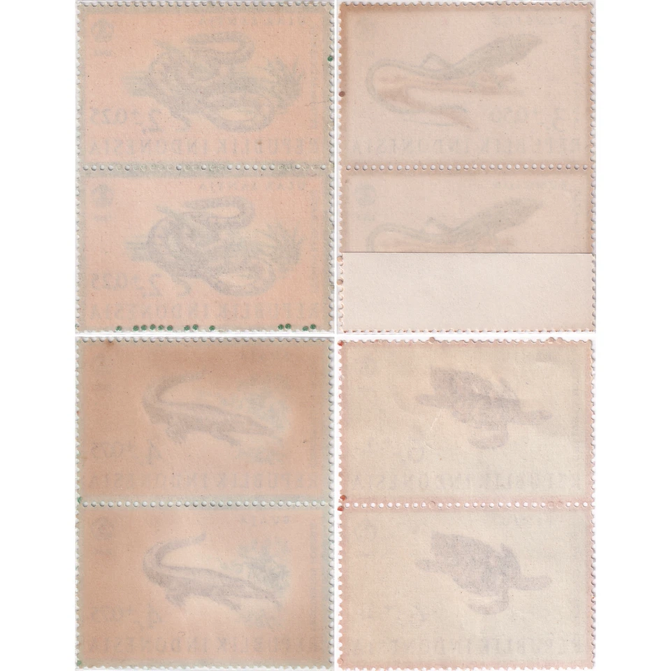 Indonesia 1966 - Reptiles - Par - Como nuevo/Nuevo Foto 2 de 2