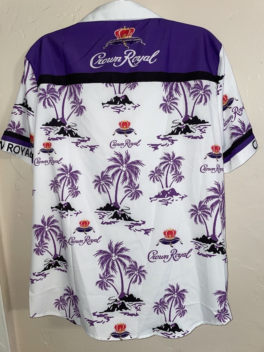 crown royal button up shirt