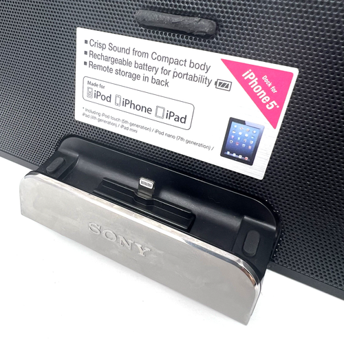 Sony RDP-T50iP Personal Audio Docking System With Remote for iPhone, iPad, iPod - Picture 5 of 12