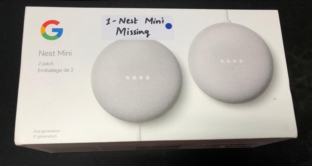 Nest Mini (2nd Gen) Charcoal 2-Pack Nest Mini (2nd Gen) Charcoal 2-Pack