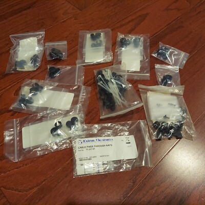 Sm, Med, Lg- Extron 70-387-01. Cable Cubby Grommets