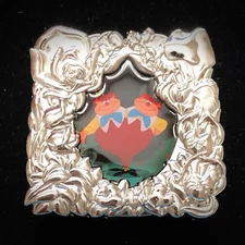 LE Tweedle Dee Dum 6 Alice In Wonderland Flower Frame Disney Store Park Pack Pin