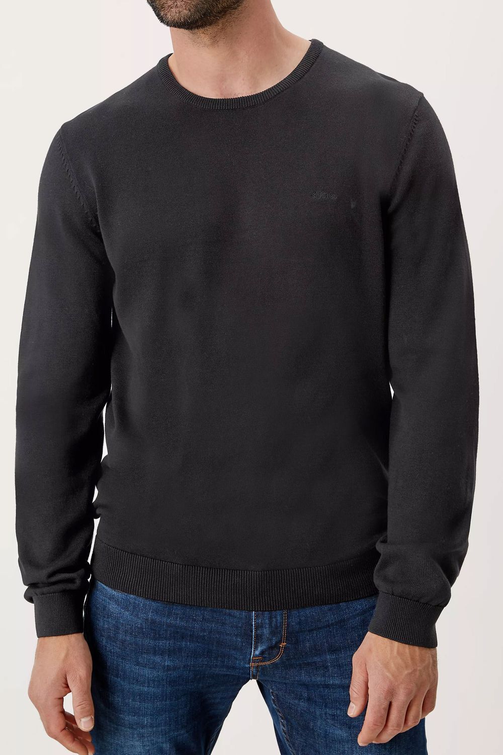 s.Oliver regular fit polo met logo antraciet s.Oliver regular fit polo met logo antraciet
