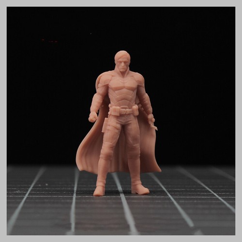 Mini figura de acción de héroes a escala 1:64 sin pintar edición Pattinson muñeca modelo juguetes - Imagen 4 de 4