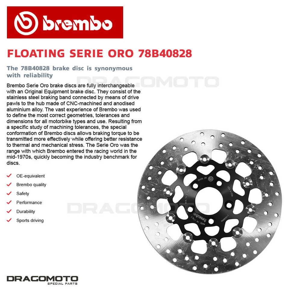 08.C046.31 BREMBO Prime Disco freno 259x9mm, 4, pieno per Suzuki Swift