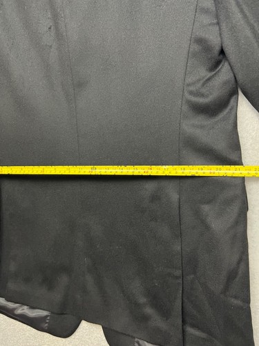 Calvin Klein Mens 100% Cashmere Blazer Size 42L Black Classic Formal Wedding - Picture 8 of 14