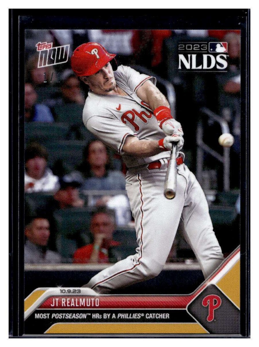 2023 Topps Now #982 J.T. Realmuto Gold Parallel Card #d 1/1