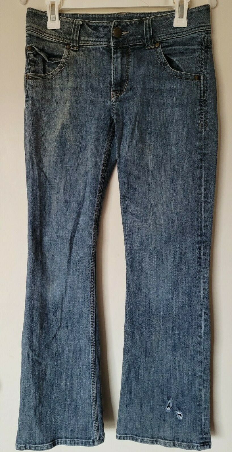 CAbi Solid Light Blue Zip & Button with Pockets B… - image 1