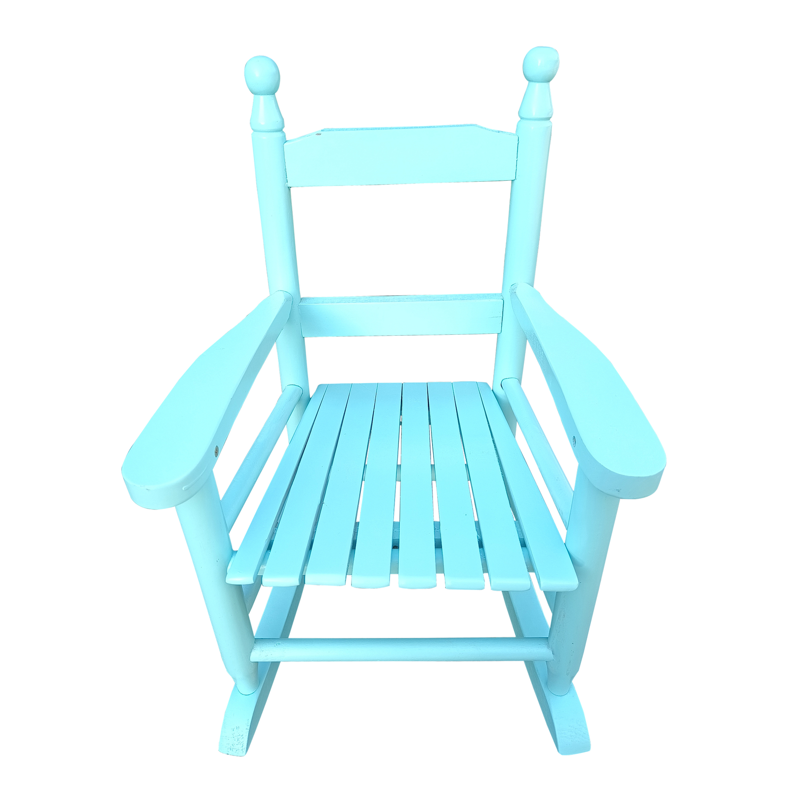 Light Blue Kids Rocking Chair - Durable Indoor Outdoor Fun Seating