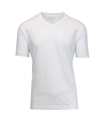 Mens Short Sleeve V-Neck T-Shirts Solid Colors Lounge Active Undershirt NWT