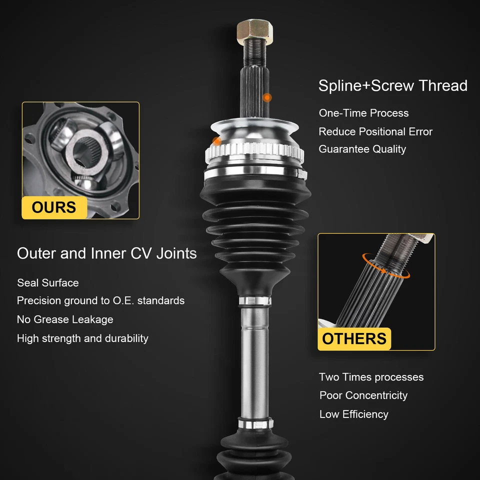 CV Axle Assembly Front Left for Chrysler Cirrus 1995-2000 Dodge Stratus Plymouth - Image 4 of 4