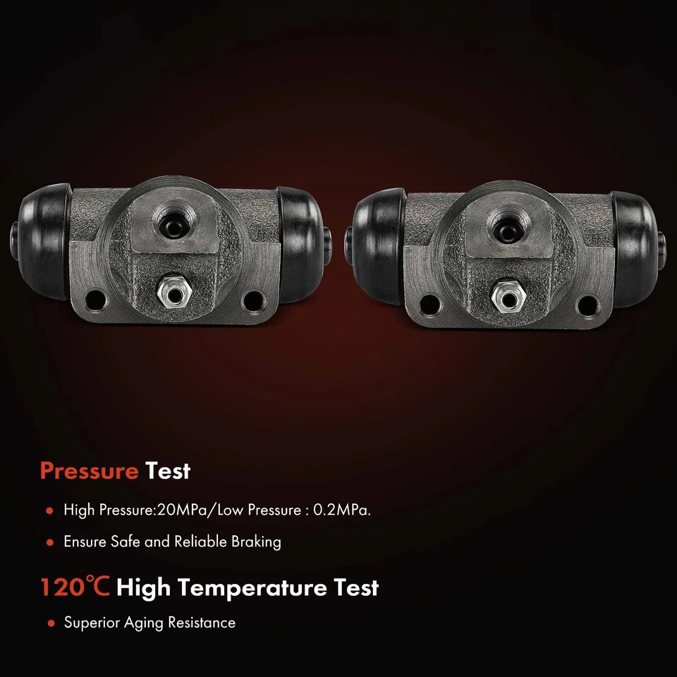 Rear Left & Right Drum Brake Wheel Cylinder for Chevy Astro 1985-1986 GMC Safari - Image 4 of 4