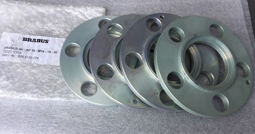 BRABUS Wheel Spacer 10 MM 86 MM To 66.5 MM Hub centric set Of 4 Pcs#626.6130.074