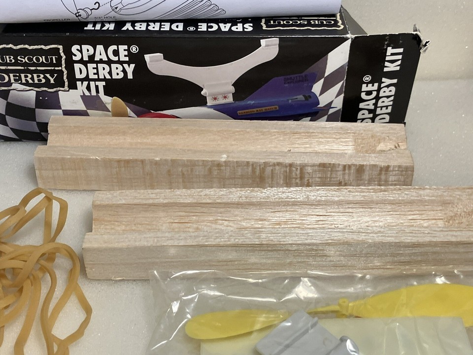 BSA Cub Scout Space Derby Kit 17095 Open Box Complete Unused 1996 eBay