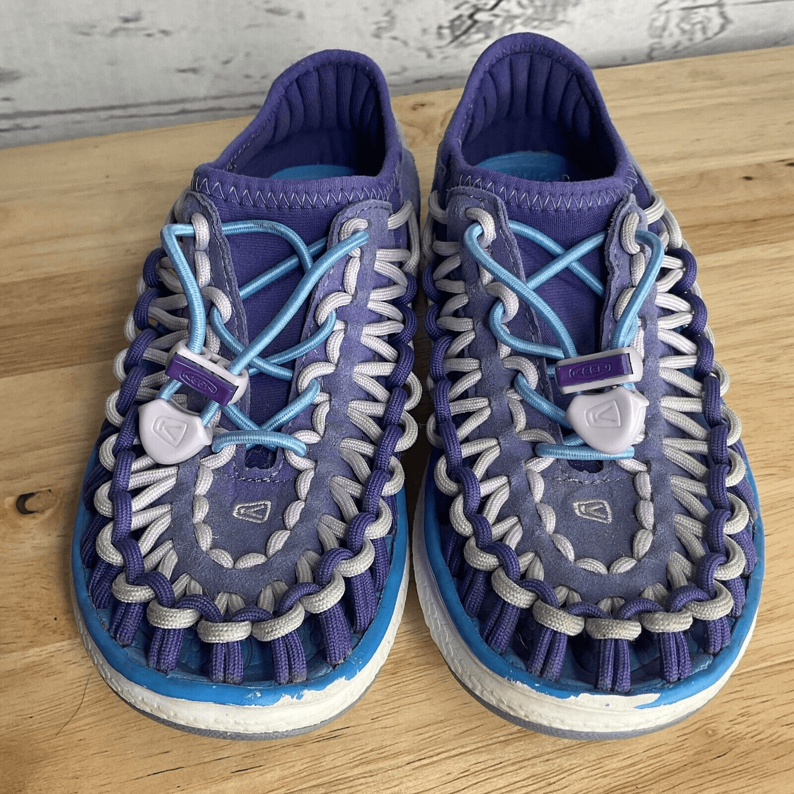 Keen Kids Size 1  Strap Liberty Azure Purple Sandals Youth Girls image 2