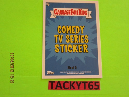 2016 GARBAGE PAIL KIDS TRASHY TV 2 SINGLE BASE CARD(S) NEW YOU CHOOSE - Picture 154 of 178
