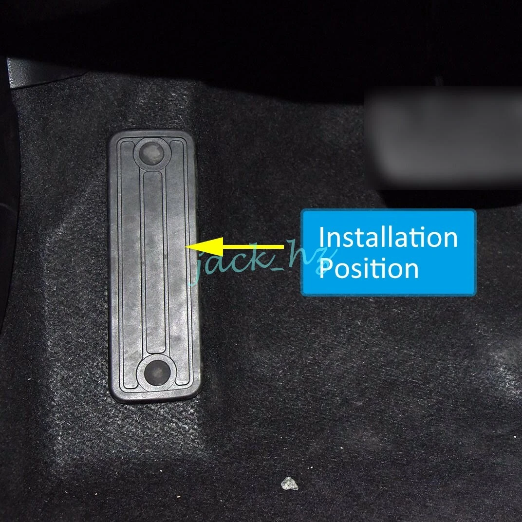 Black Footrest Dead Pedal Cover For Subaru Forester Impreza Ascent Legacy XV